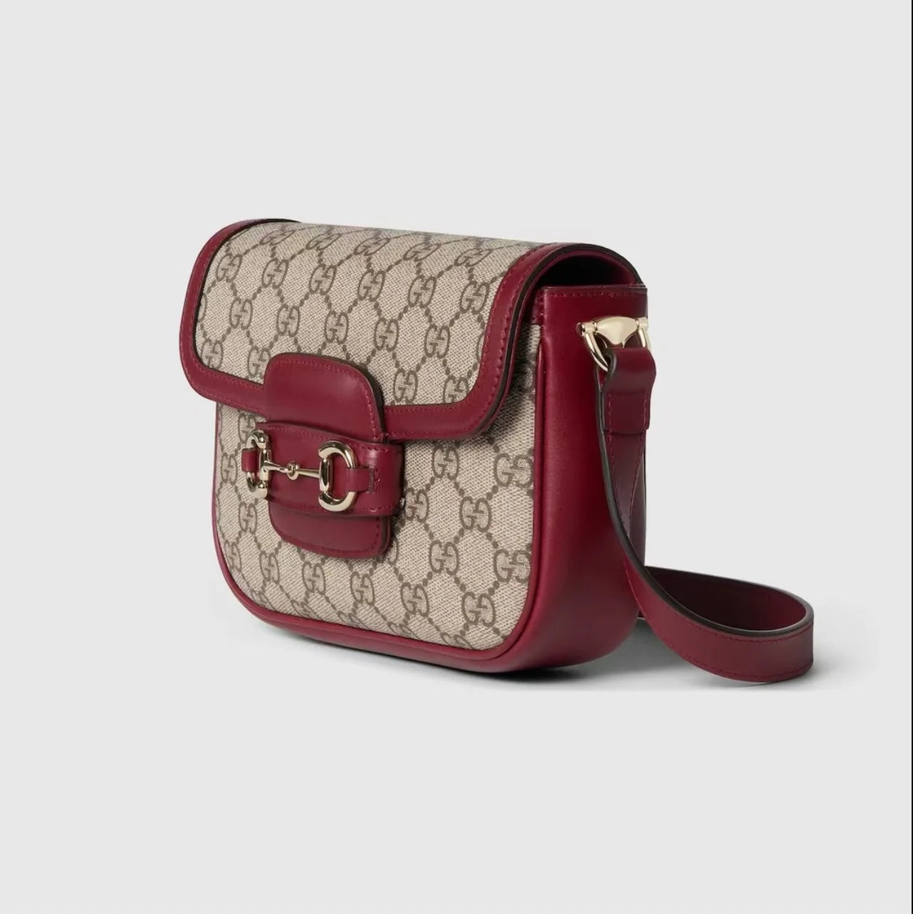 HORSEBIT 1955 MINI GG MONOGRAM Y ROJO