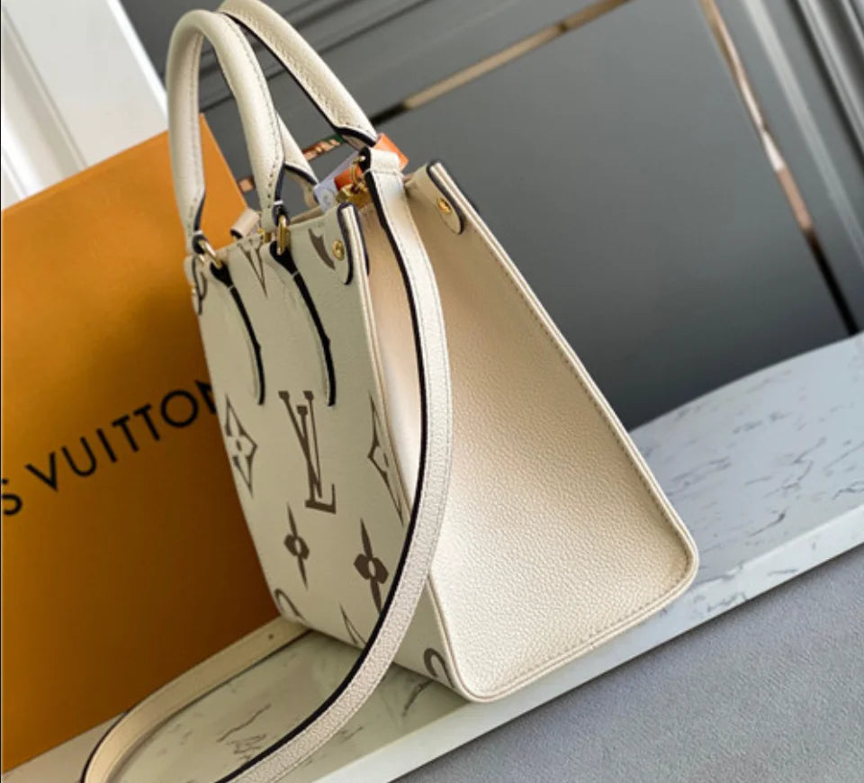 ONTHEGO PM Creme/Bois de Rose