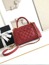 BOLSO CON ASA ROJO