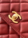 BOLSO CON ASA ROJO