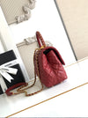 BOLSO CON ASA ROJO