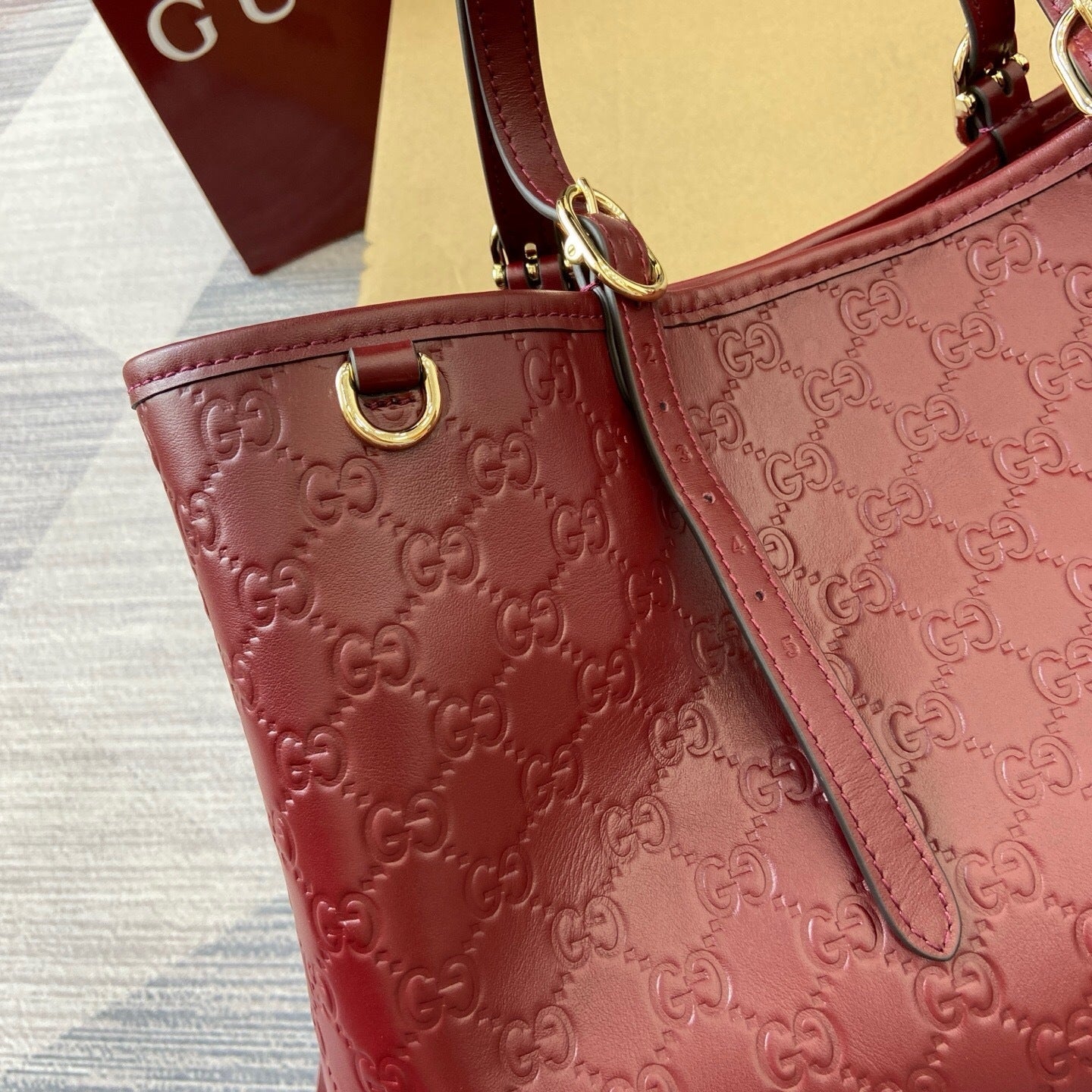 Bolso tote GG Emblem tamaño grande