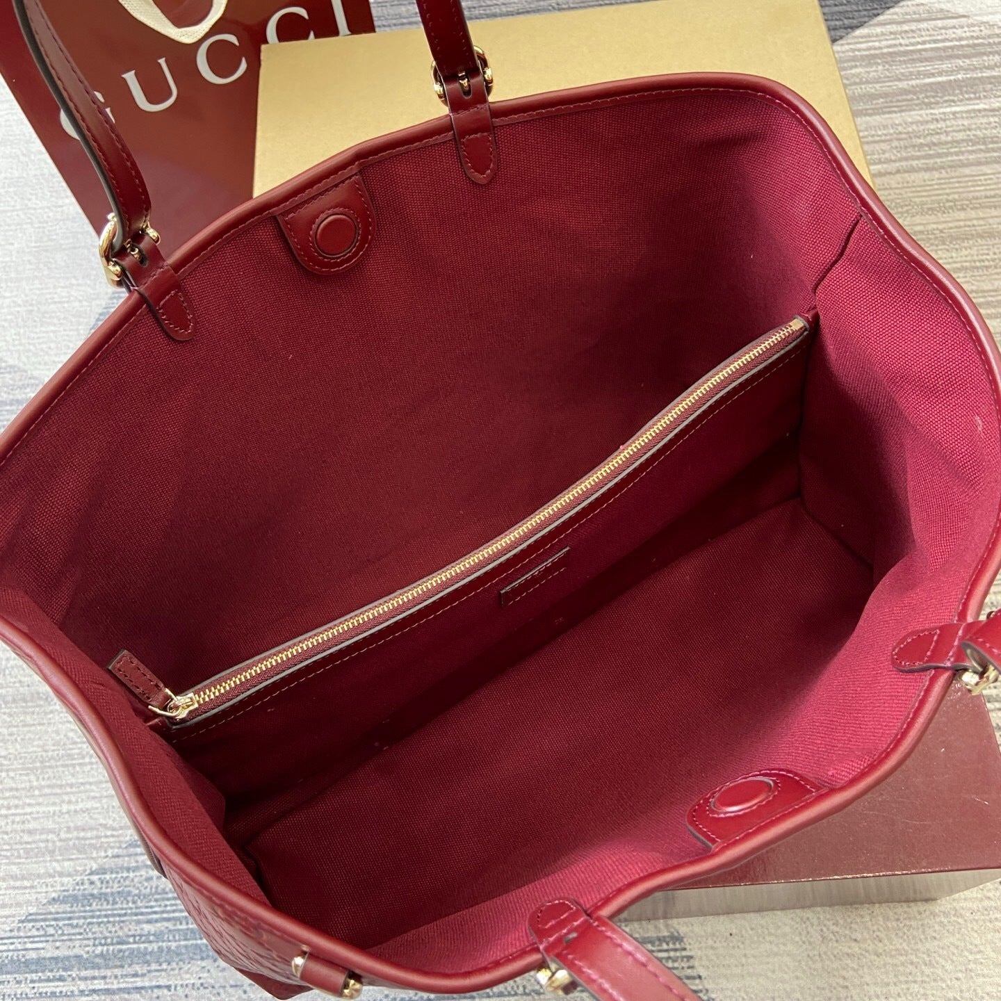 Bolso tote GG Emblem tamaño grande