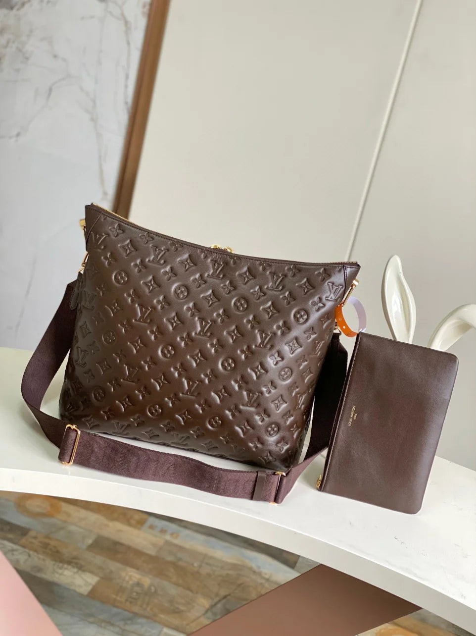 COUSSIN HOBO MM CHOCOLATE