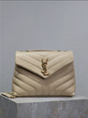 LOULOU SMALL BEIGE