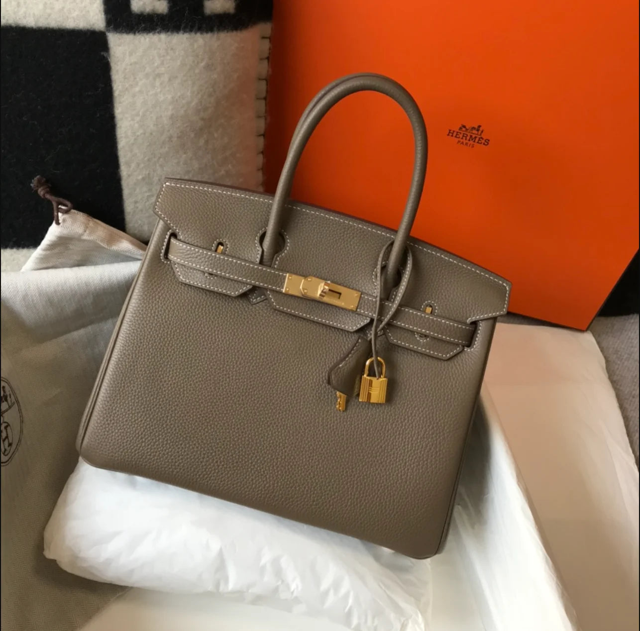 BIRKIN 3O BEIGE