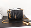 BOLSO COLLEGE MINI DE PIEL CROQUELADA