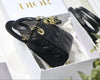 LADY DIOR MINI PIEL NEGRO